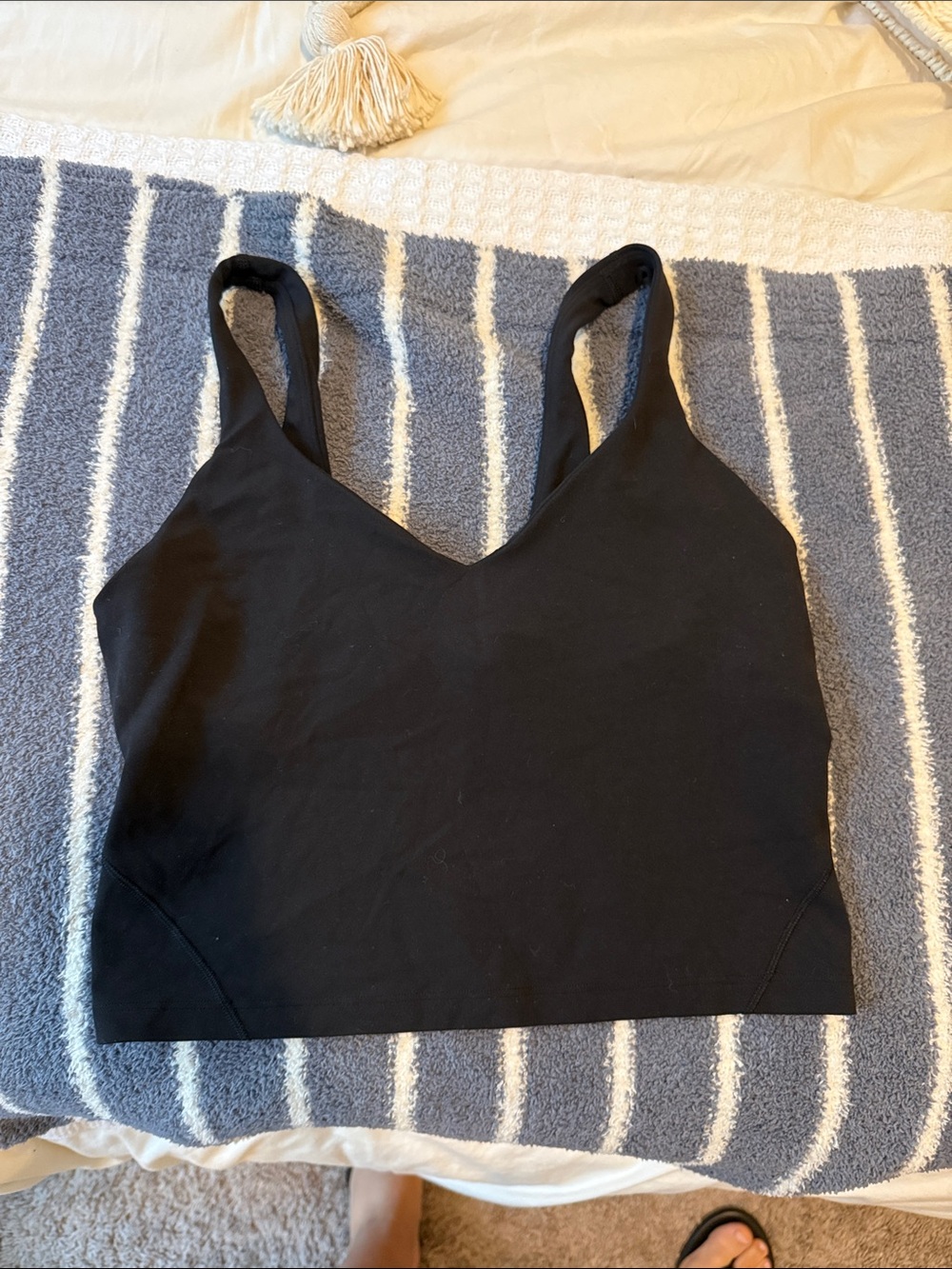 lululemon align top Black V-Neck Bralette Tank